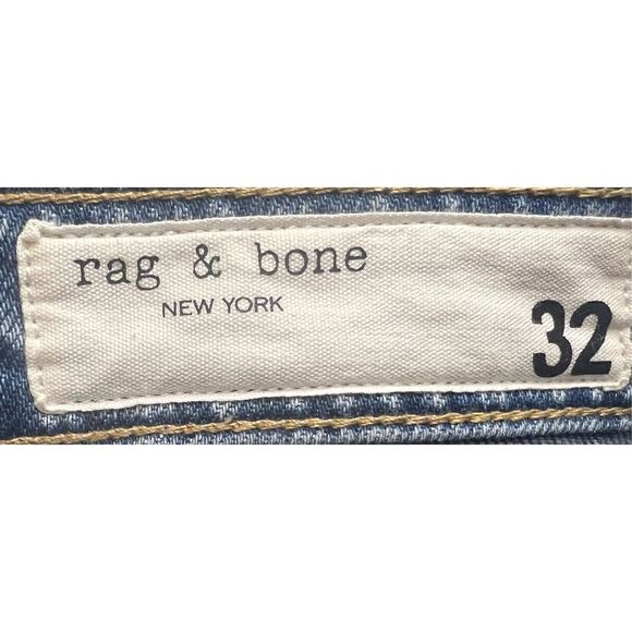 RAG & BONE Alex High Rise Straight Fit Jeans in Color Lucy NWT Size 32 - Picture 5 of 10